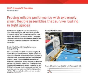 GORE® Microwave/RF Assemblies, General Purpose Type 4L